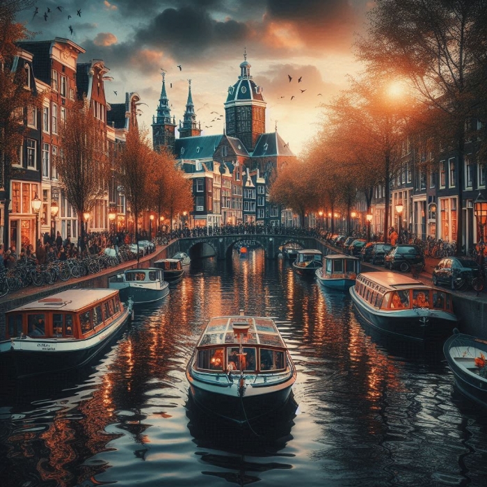 Amsterdam'ın Eşsiz Atmosferi: Kanal Gezintisi ve Van Gogh Müzesi'nde Sanatın İzinde