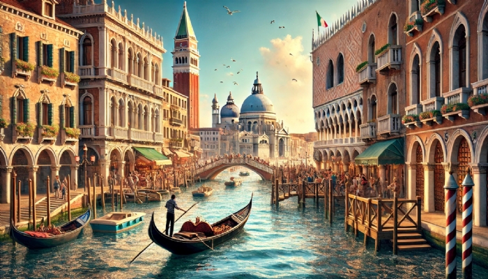 Venedik'in Kanalları: Gondol Turu ve San Marco Meydanı'nda Gezi