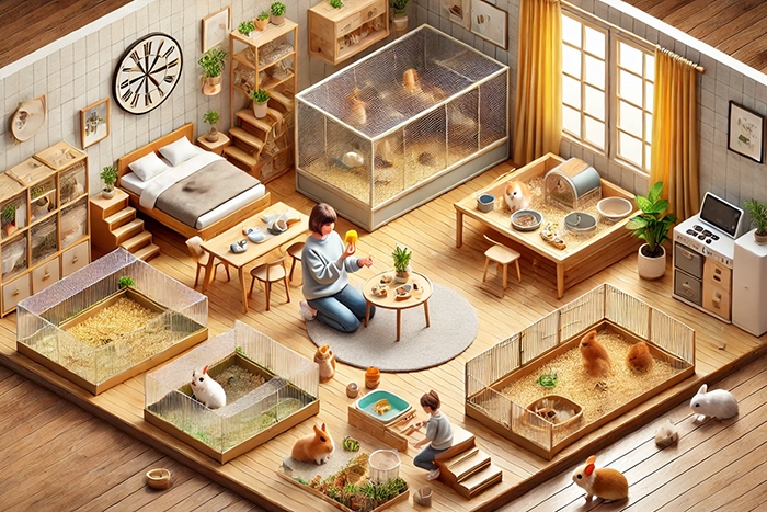 Küçük Memeliler, Hamster, Tavşan ve Kobay Bakımı