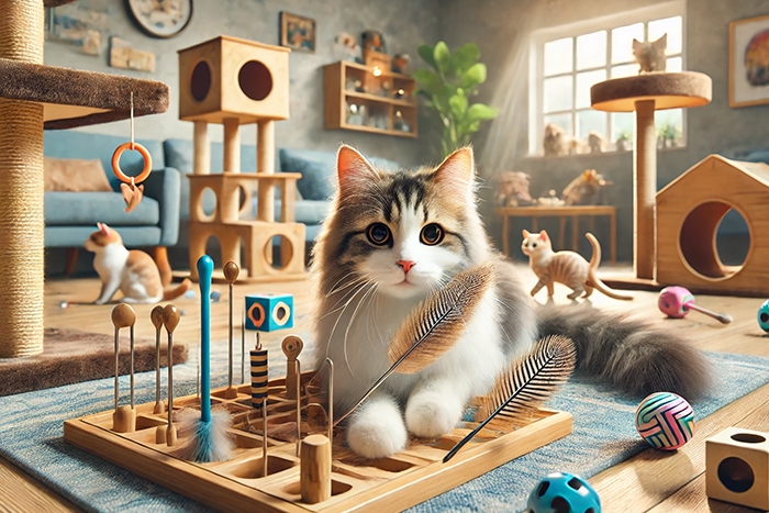 Kedilerde Oyun ve Zihinsel Uyarım, Oyuncaklar ve Aktiviteler